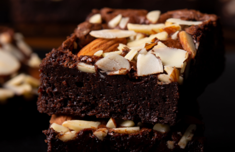 chocolate almond brownie chocolate almond brownie